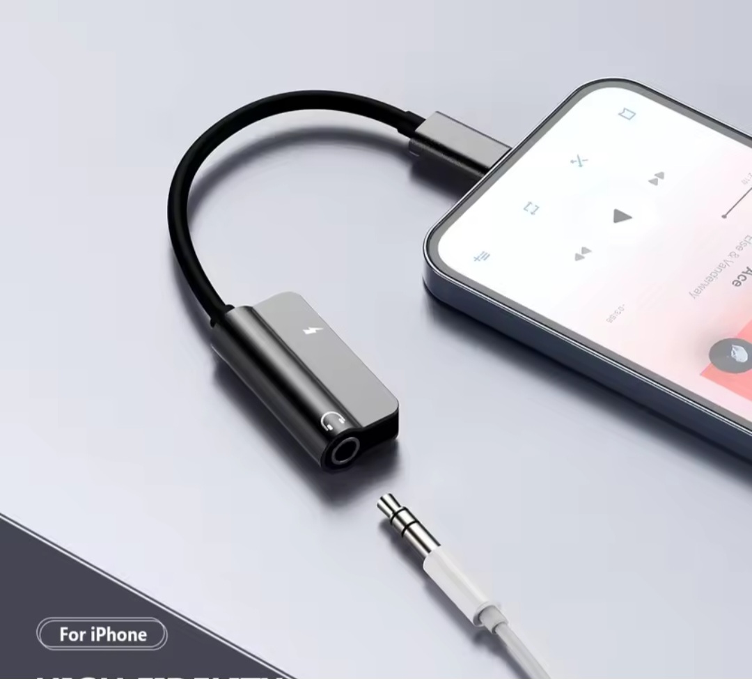 کابل تبدیل AUX و شارژ آيفون ( Apple ) - سه کاره - Image 2