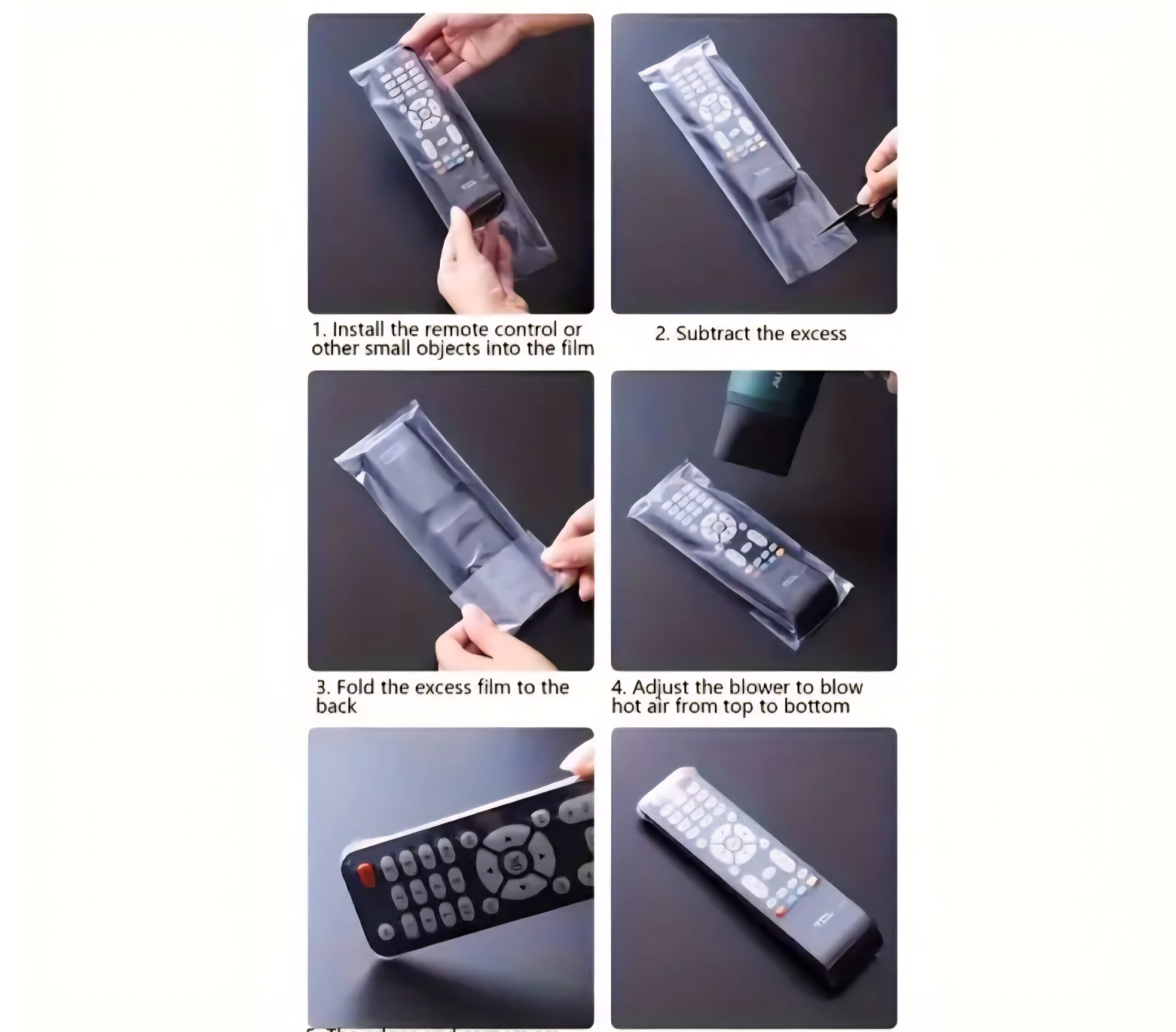 کاور حرارتی انواع ریموت کنترل (بسته ۴ عددی) - Image 4