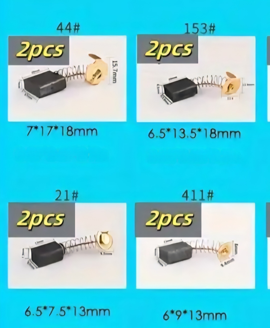 زغال انواع دریل , سنگ فرز , چکش برقی و ....(1جفت) - Image 4